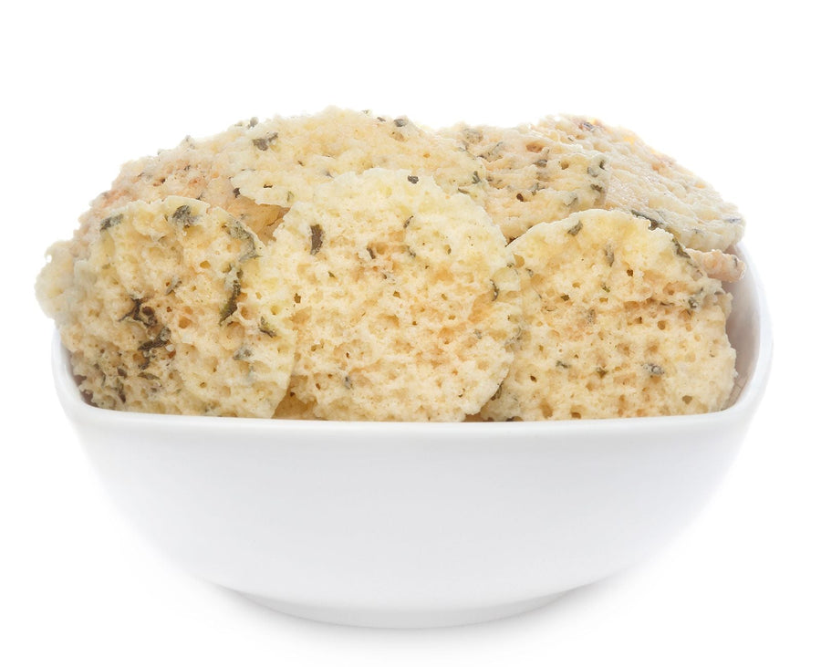 Muestra · Crackers de Queso · Ajo y Perejil