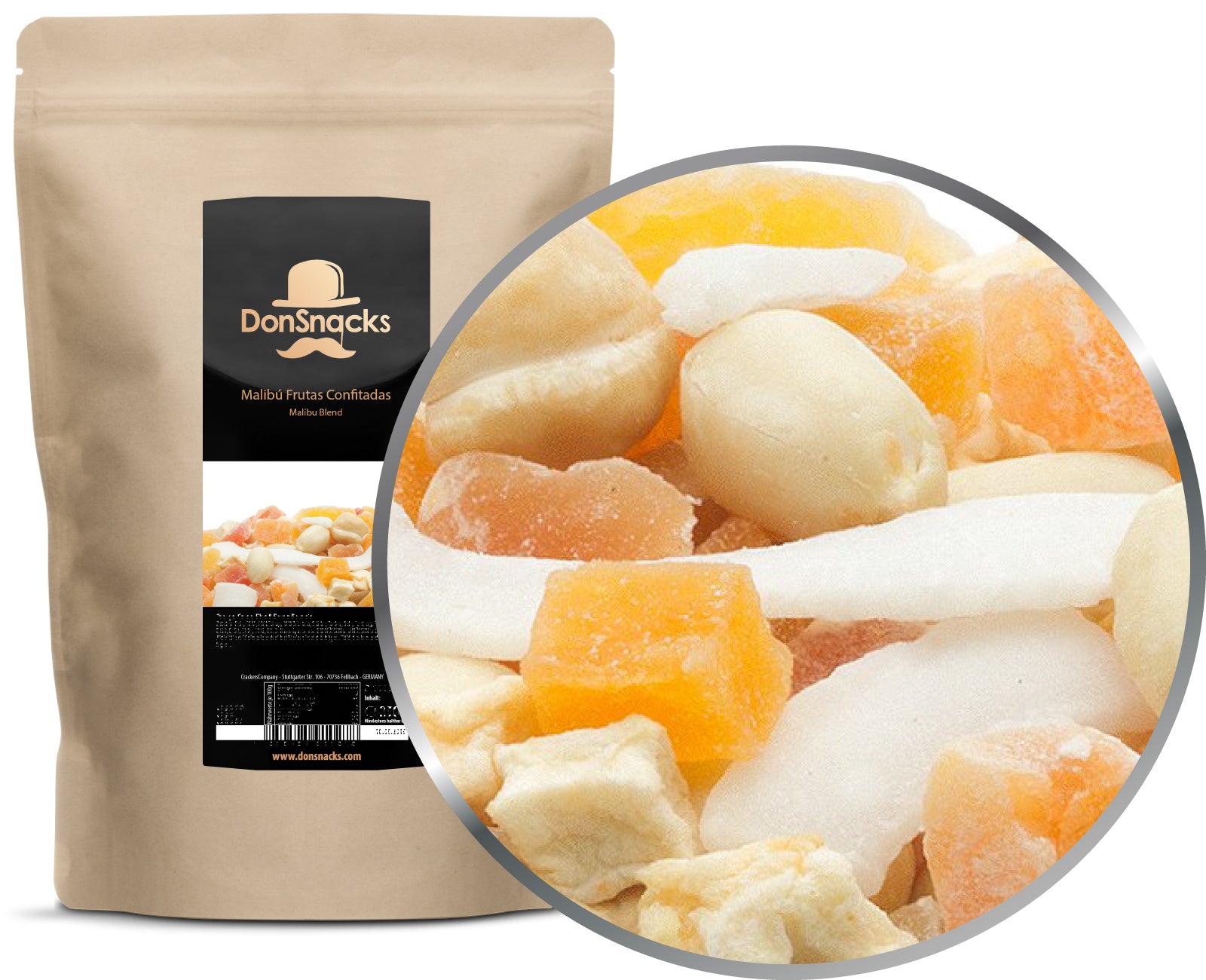 Malibú Frutas Confitadas