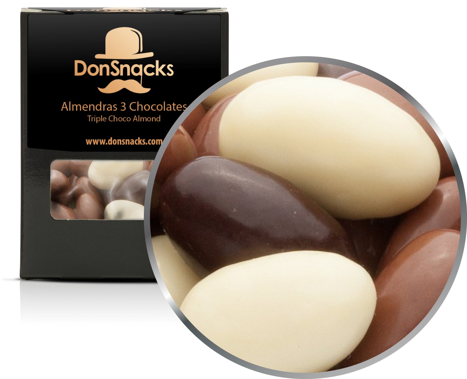 Almendras 3 Chocolates