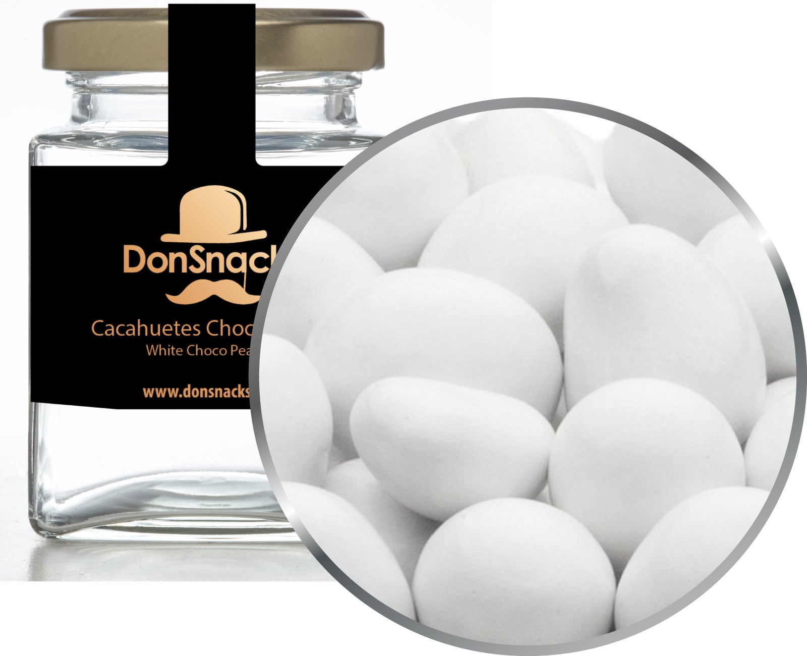 Cacahuetes Choco Blanco